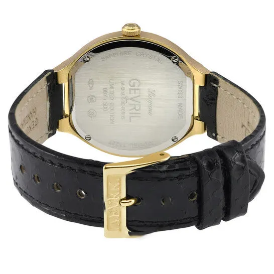 JMS always Watches Original Gevril Lugano Diamond Mother of Pearl Dial Ladies Watch 11227