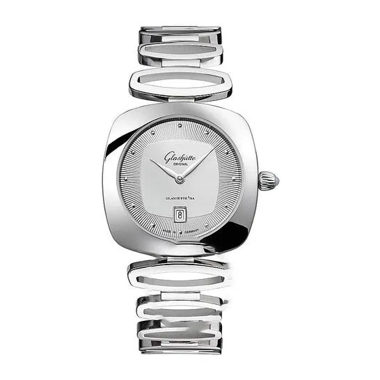 JMS always Watches Original Glashutte Original Pavonina Quartz Silver Dial Ladies Watch 10301150214