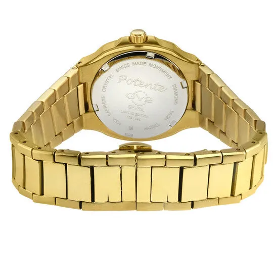 JMS always Watches Original GV2 by Gevril Potente Quartz Diamond Ladies Watch 18205B