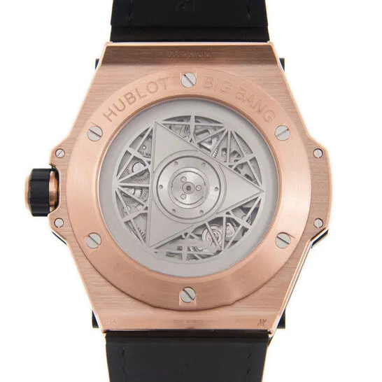 JMS always Watches Original Hublot Big Bang Sang Bleu Automatic Diamond Black Dial Watch 415OX1118VR1704MXM17