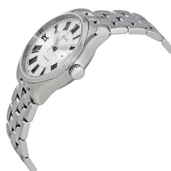 JMS always Watches Original Mido Belluna II Automatic Silver Dial Ladies Watch M0242071103300