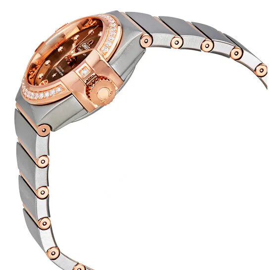 JMS always Watches Original Omega Constellation Automatic Brown Praline Dial Ladies Watch 12325272063001