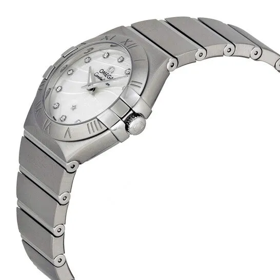 JMS always Watches Original Omega Constellation Mother of Pearl Diamond Dial Ladies Watch 12310276055003