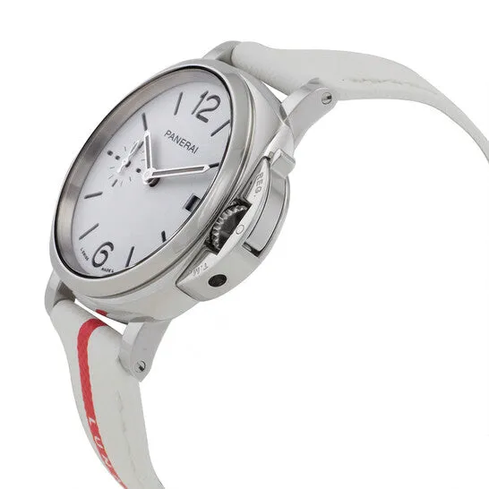 JMS always Watches Original Panerai Luminor Due Luna Rossa Automatic White Dial Watch PAM01306