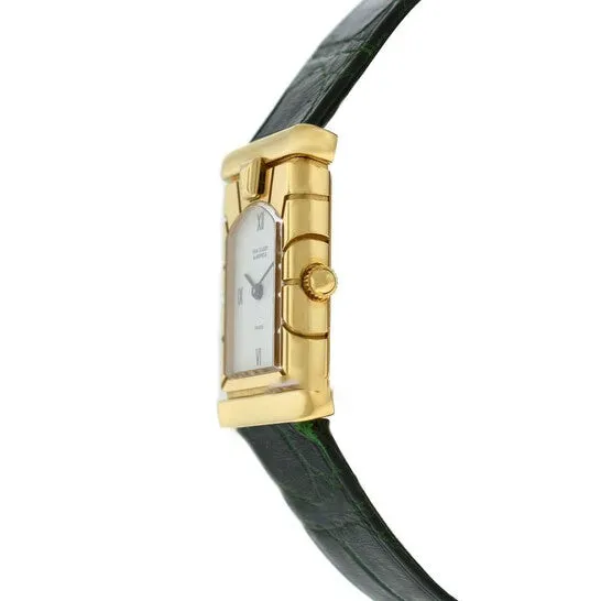 JMS always Watches Original Preowned Van Cleef Arpels Paris Quartz White Dial Ladies Watch 122363