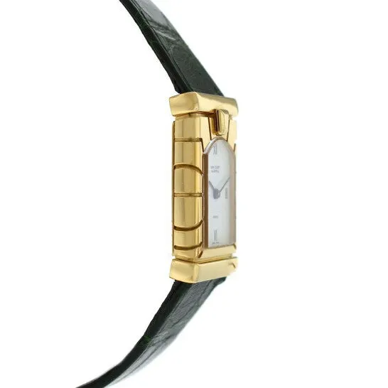 JMS always Watches Original Preowned Van Cleef Arpels Paris Quartz White Dial Ladies Watch 122363