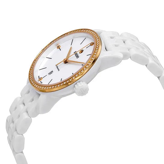 JMS always Watches Original Rado DiaMaster Automatic Diamond White Dial Ladies Watch R14098727