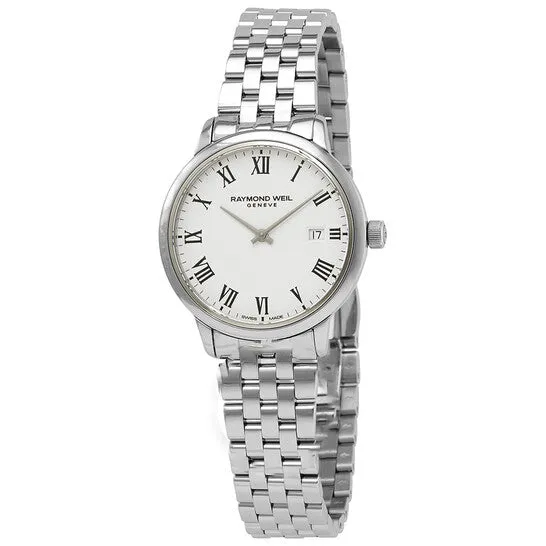 JMS always Watches Original Raymond Weil Toccata Classic Quartz White Dial Ladies Watch 5985ST00300