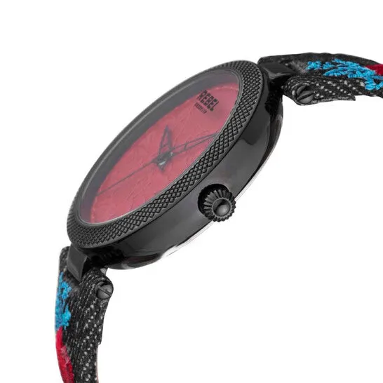 JMS always Watches Original Rebel Carroll Gardens Burgundy Dial Ladies Watch RB1126181