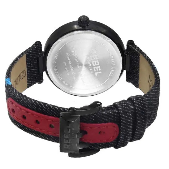 JMS always Watches Original Rebel Carroll Gardens Burgundy Dial Ladies Watch RB1126181