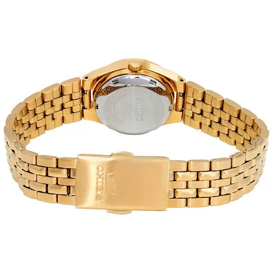 JMS always Watches Original Seiko Series 5 Automatic Gold Dial Ladies Watch SYMK36