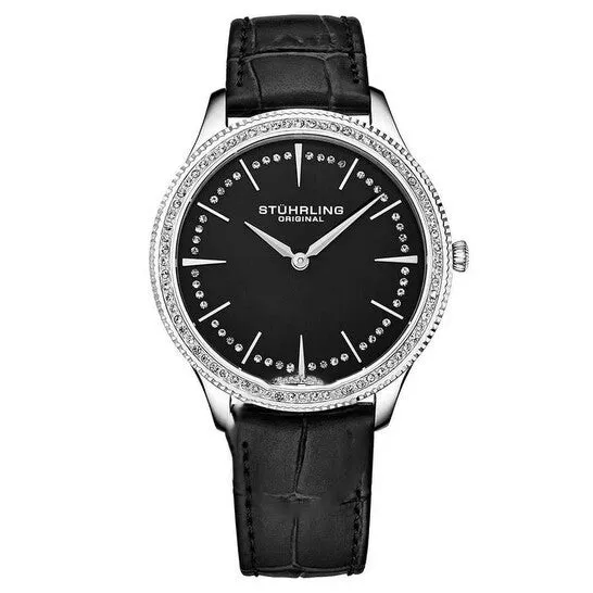 JMS always Watches Original Stuhrling Original Symphony Black Dial Ladies Watch M15884