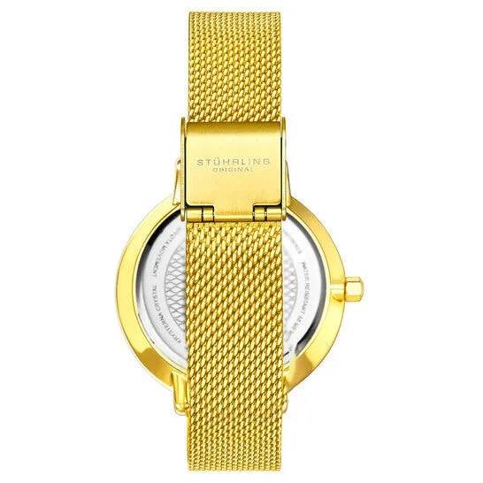 JMS always Watches Original Stuhrling Original Symphony Quartz Gold Dial Ladies Watch M16841 JMS always Watches Original Stuhrling Original Symphony Quartz Gold Dial Ladies Watch M16841