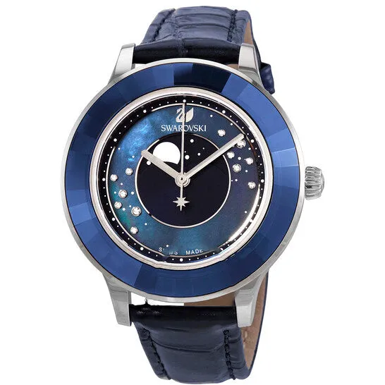 JMS always Watches Original Swarovski Octea Lux Moon Crystal Dial Ladies Watch 5516305