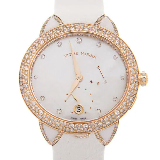 JMS always Watches Original Ulysse Nardin Automatic Diamond White Dial Unisex Watch 3106125991