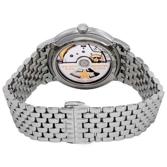 JMS always Watches Original Zenith Elite Lady Moonphase Automatic White Mother of Pearl Dial Ladies Watch 03232069280M2320