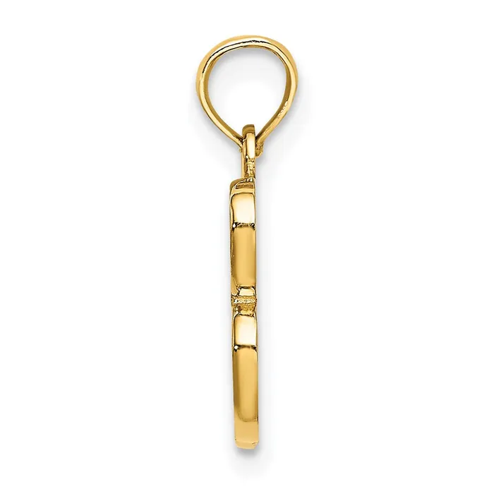 Necklaces 14k Yellow GoldY Script Letter B Initial Pendant Goldia