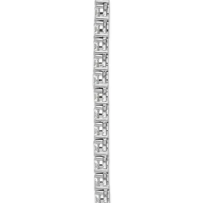 Necklaces Goldia 14k White Gold 26 15 Ct Lab Grown Diamond VSSI G Round 20 inch Straight Tennis Necklace
