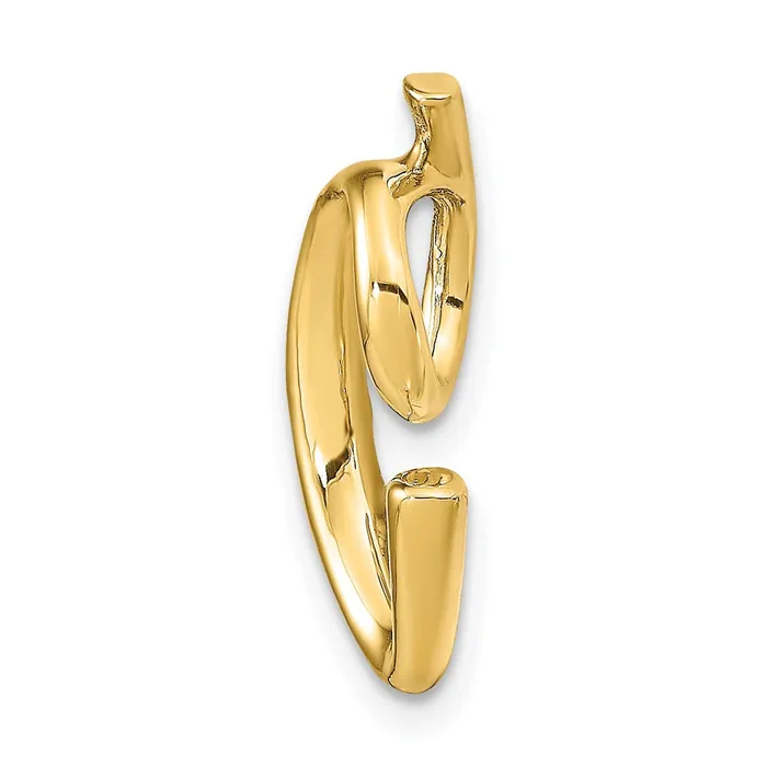 Necklaces Goldia 14k Yellow Gold Polished Letter C Initial Slide