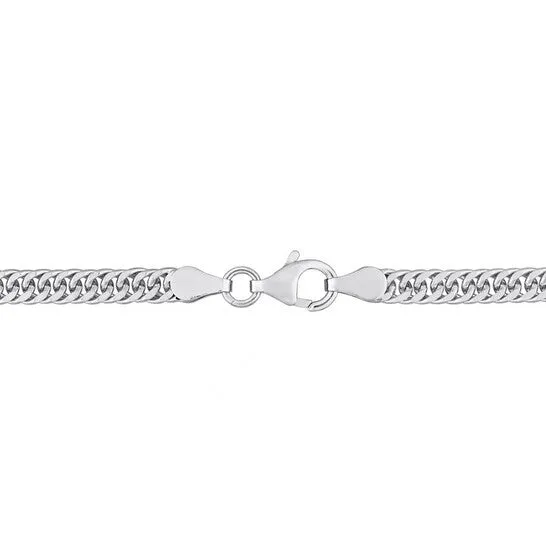 Necklaces JMS always Original AMOUR Double Curb Link Chain Necklace In Sterling Silver 18 In