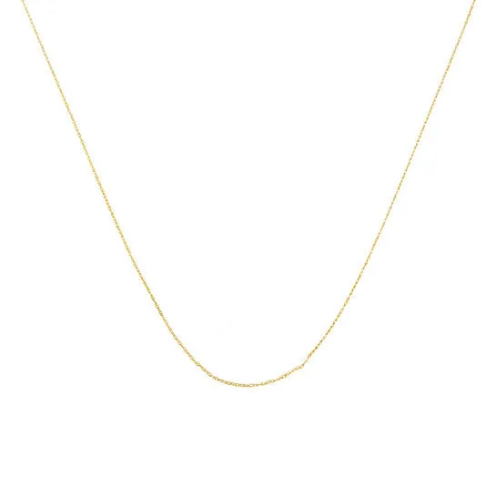 Necklaces Original Haus of Brilliance Solid 10k Yellow Gold 05MM Rope Chain Necklace Unisex Chain Size 16 Inches JMS always