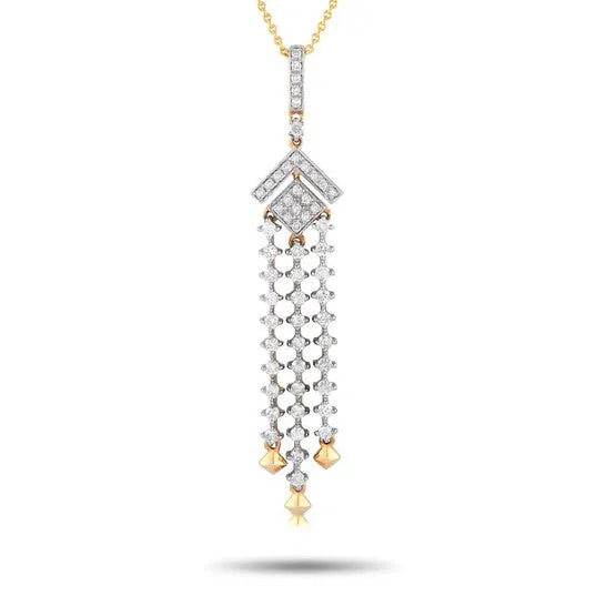 Necklaces Original LB Exclusive 14K Yellow Gold 050ct Diamond Necklace PN15299 JMS always