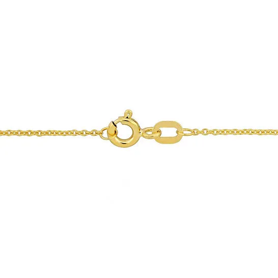 Original AMOUR 16mm Round Cable Chain Necklace In 14K Yellow Gold 16 In JMS always Necklaces