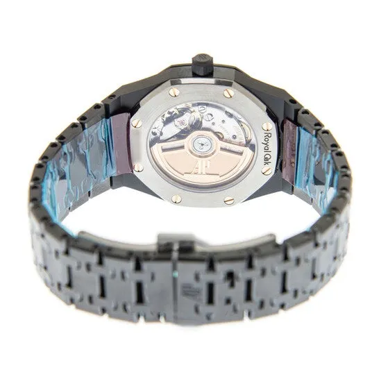 Original Audemars Piguet Royal Oak Automatic Black Dial Ladies Watch 77350CEOO1266CE01 JMS always Watches