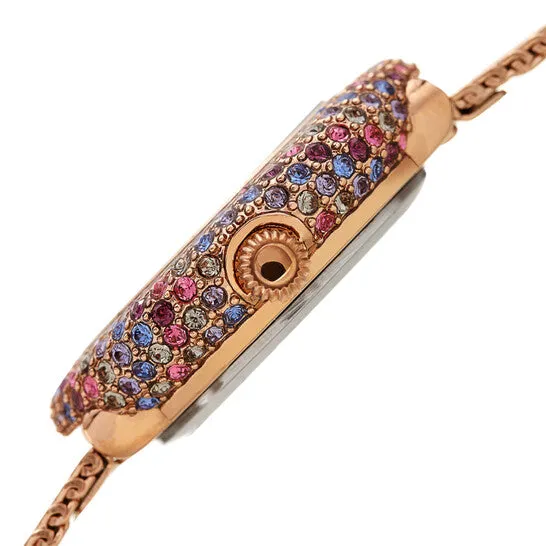Original Burgi Quartz Diamond Silver Dial Ladies Watch BUR258RGPU JMS always Watches