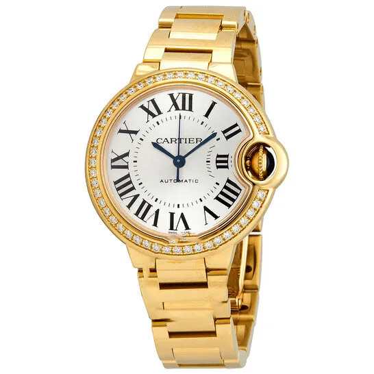 Original Cartier Ballon Bleu Automatic 18kt Yellow Gold Ladies Watch WJBB0042 JMS always Watches