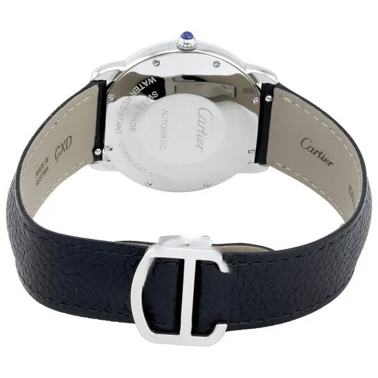 Original Cartier Ronde Solo Automatic Silver Opaline Dial Ladies Watch WSRN0021 JMS always Watches