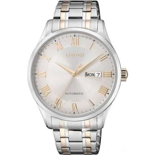 Original Citizen Mechanical Automatic Silver Dial Twotone Mens Watch NH836683A JMS always Rings