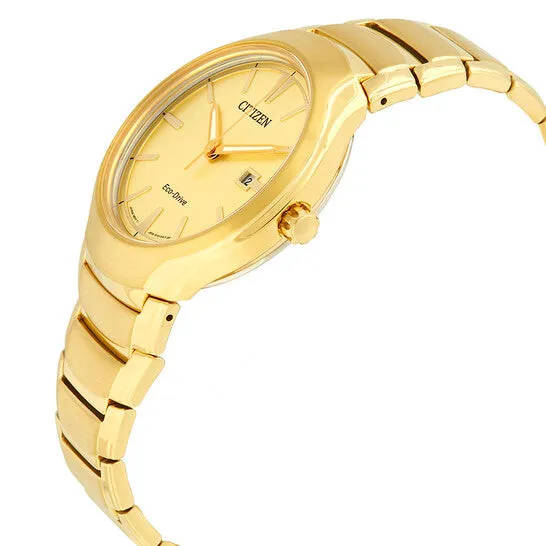 Original Citizen Paradigm Gold Dial Yellow Goldtone Mens Watch AW155254P JMS always Rings