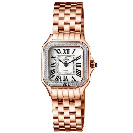Original GV2 by Gevril Milan Quartz White Dial Ladies Watch 12111B JMS always Watches