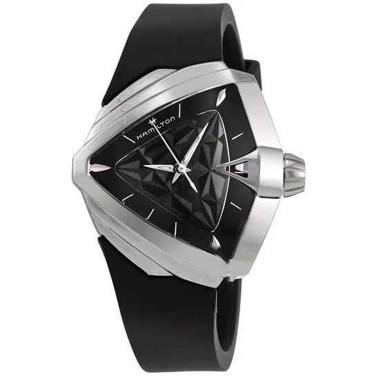 Original Hamilton Ventura Quartz Black Dial Ladies Watch H24251330 JMS always Watches