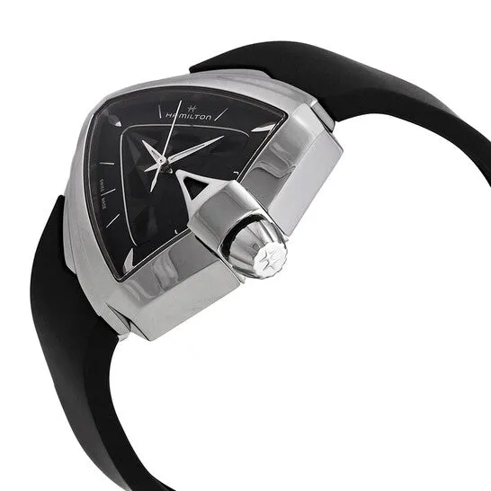 Original Hamilton Ventura Quartz Black Dial Ladies Watch H24251330 JMS always Watches