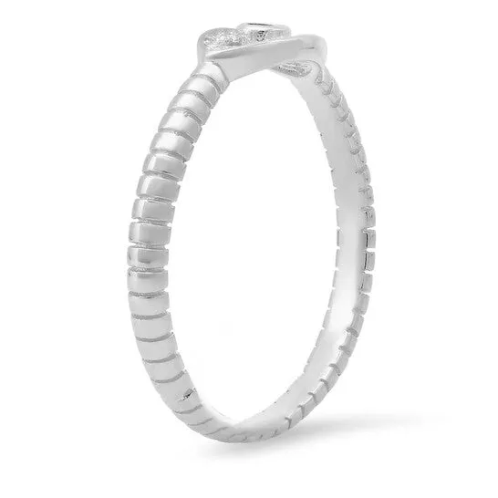 Original Kylie Harper Sterling Silver CZ Evil Eye Ring JMS always Rings