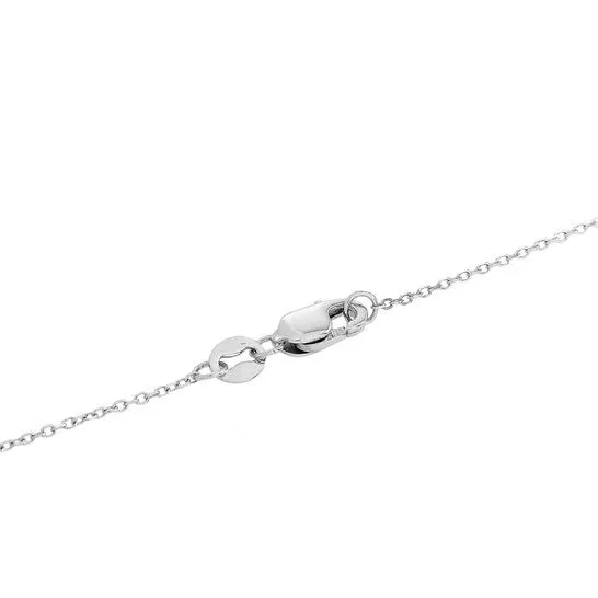 Original LB Exclusive 14K White Gold 035 ct Diamond Pendant Necklace JMS always Necklaces