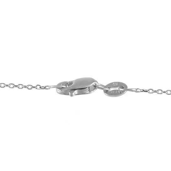 Original LB Exclusive 18K White Gold 055 ct Diamond Hamsa Necklace JMS always Necklaces