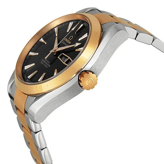 Original Omega Aqua Terra Annual Calendar Grey Dial Stainless Steel 18kt Rose Gold Mens Watch 23120432206001 JMS always Earrings Original Omega Aqua Terra Annual Calendar Grey Dial Stainless Steel 18kt Rose Gold Mens Watch 23120432206001 JMS always Earrings
