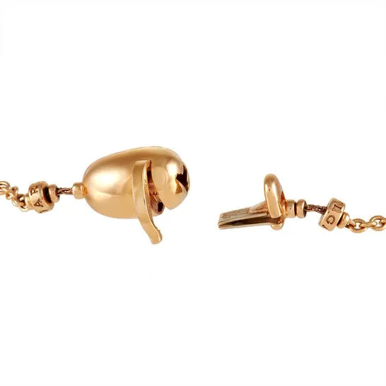 Original PreOwned Bvlgari Mediterranean Eden 18K Rose Gold White Agate Necklace JMS always Necklaces