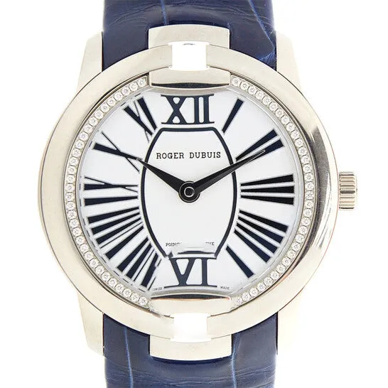 Original Roger Dubuis Velvet Automatic Diamond White Dial Watch RDDBVE0034 JMS always Watches