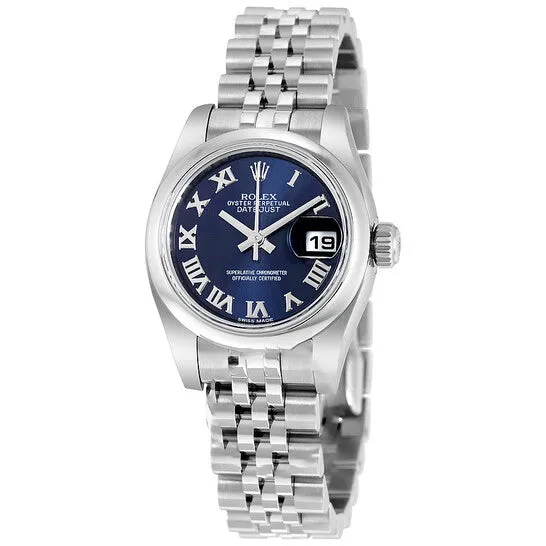 Original Rolex Lady Datejust Blue Dial Jubilee Automatic Watch 179160BLRJ JMS always Watches