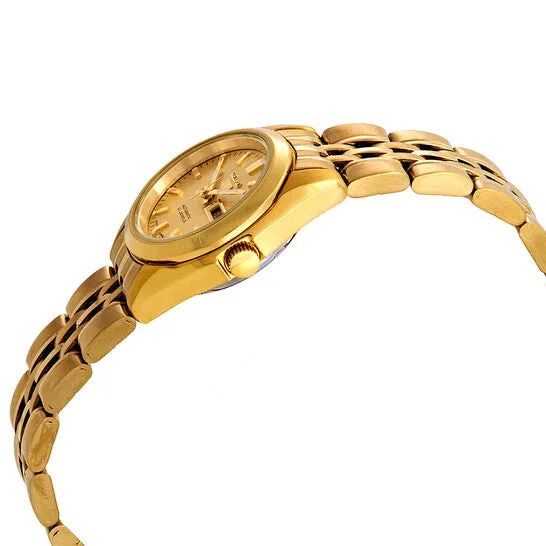 Original Seiko Series 5 Automatic Gold Dial Ladies Watch SYMA38 JMS always Watches
