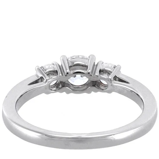 Original Swarovski SilverTone Round Cut Attract Trilogy Ring Size 52 JMS always Rings