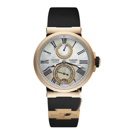 Original Ulysse Nardin Marine White Mother of Pearl Dial Automatic Ladies Watch 11821603490 JMS always Watches