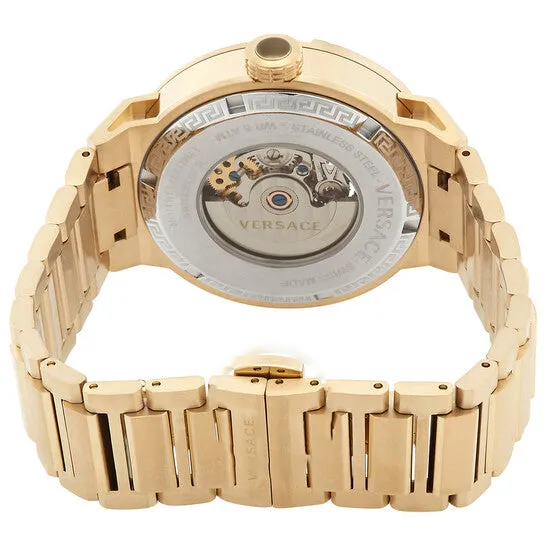 Original Versace Medusa Infinite Automatic Black Skeleton Dial Ladies Watch VE3G00222 JMS always Watches