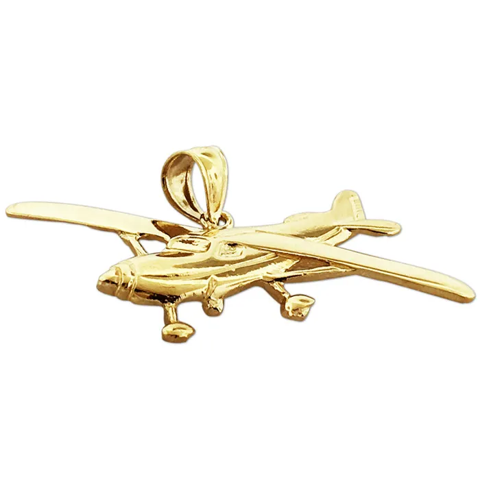 PreStyled Sets Goldia 14K Gold Cessna Airplane Pendant