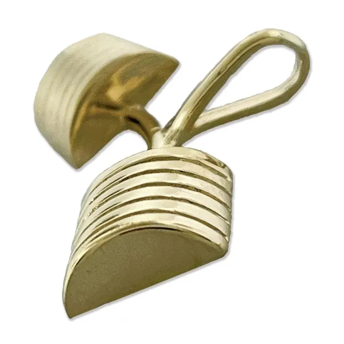 PreStyled Sets Goldia 14K Gold Curved Barbell Pendant