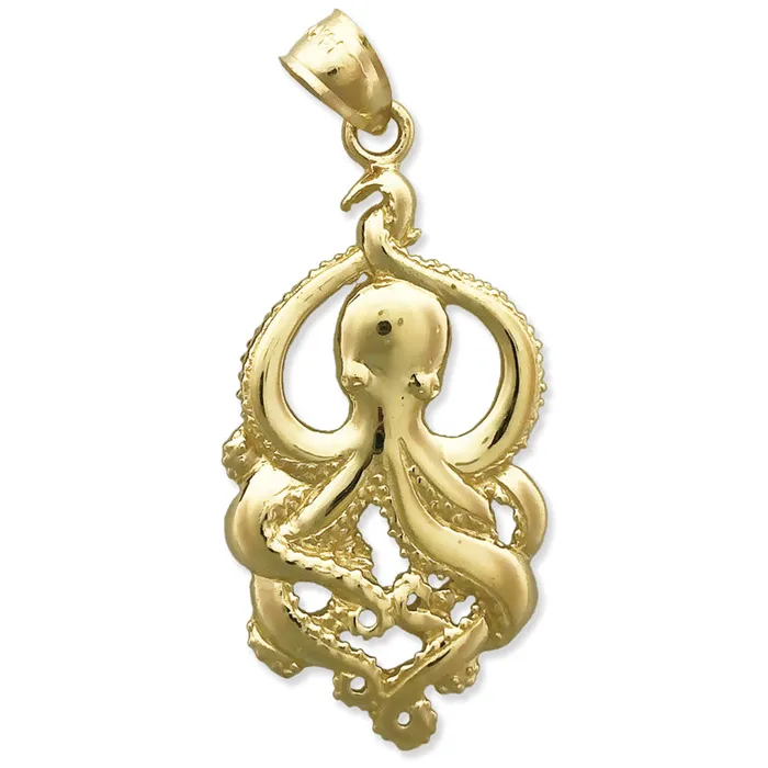 PreStyled Sets Goldia 14K Gold Octopus Pendant